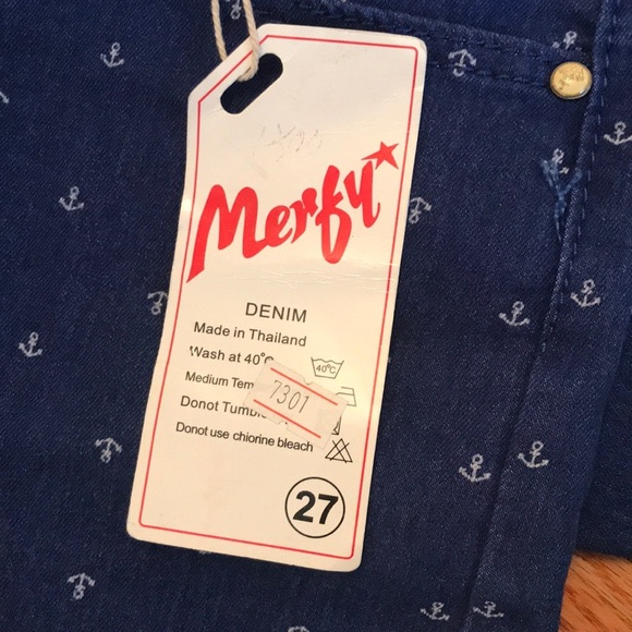 3. Anchor Jeans by Merfy  Skinny Sz 00 - Picture 10 of 10